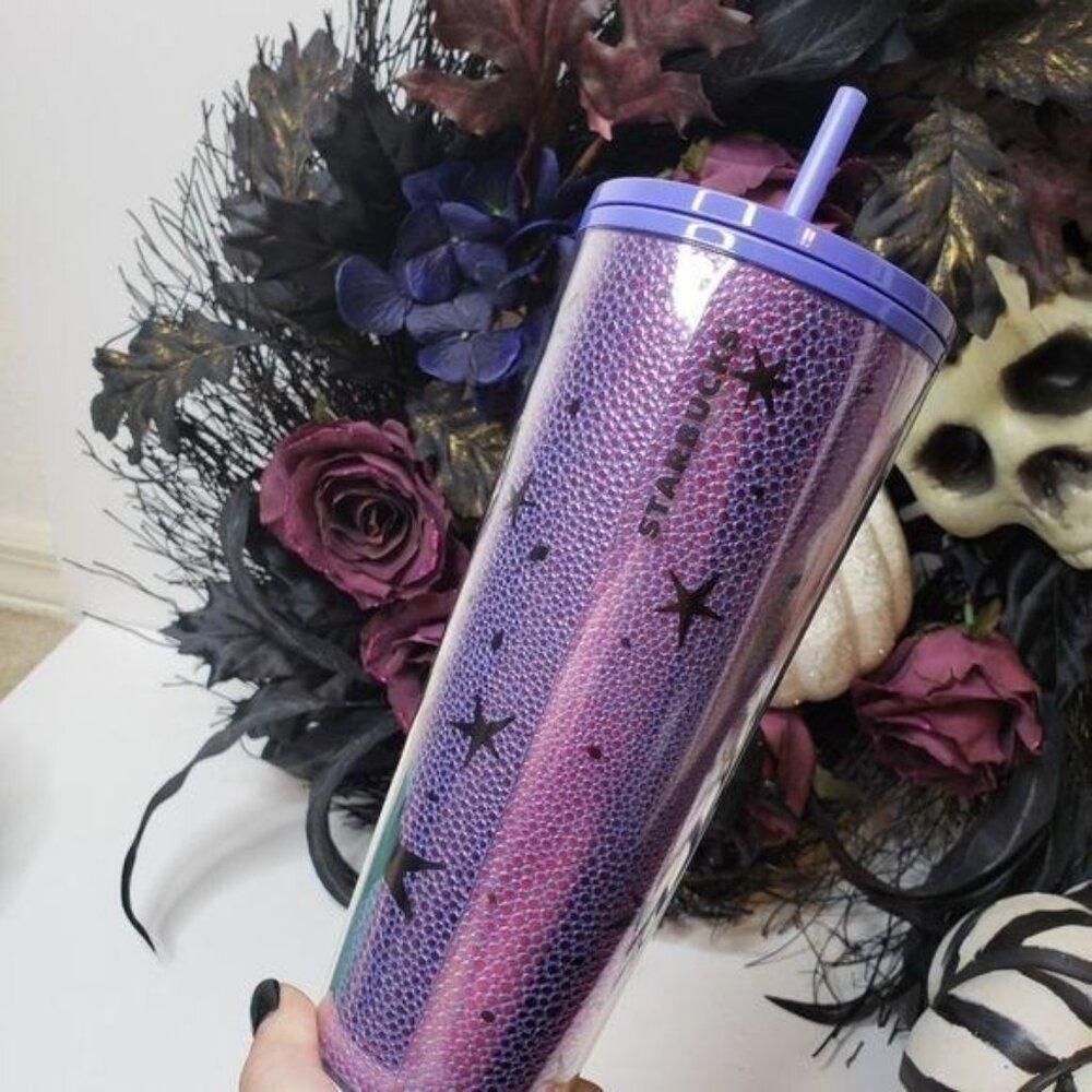 Starbucks 2020 Halloween cup lot 5 total. black cat tumbler travel cup reusable - Picture 11 of 12